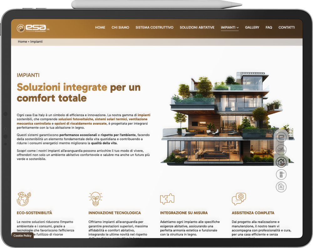 Caso Studio: Esa Case in Legno - Due Ele Communication