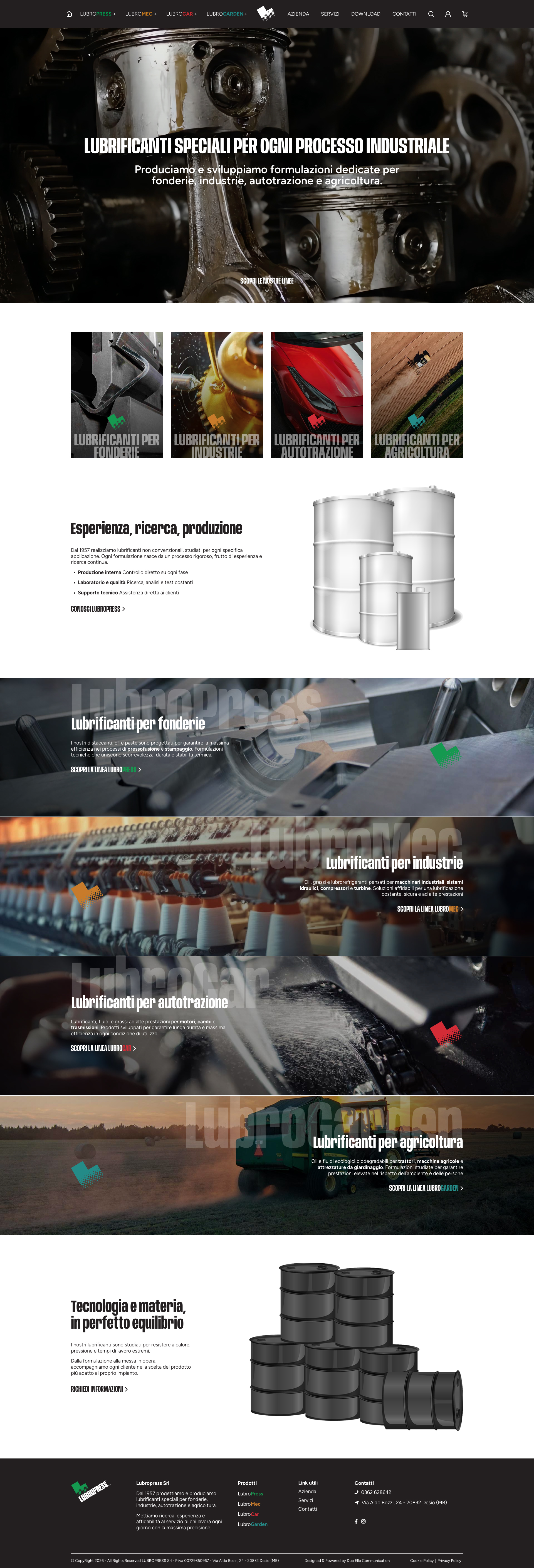 Sito in Scrolling - Lubropress